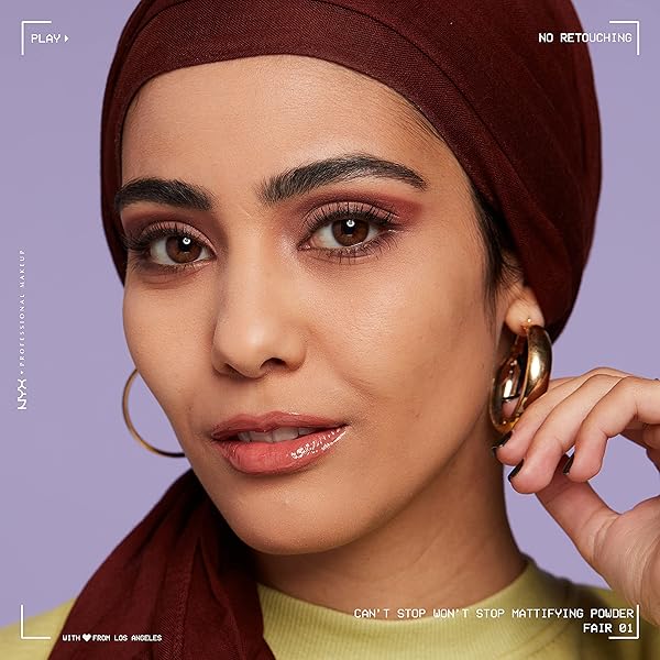 NYX PROFESSIONAL MAKEUP CAN’T STOP WON’T STOP MATTIFYING PRESSED POWDER – FAIR