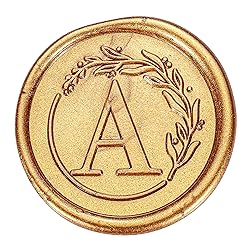 Yoption Letter Wax Seal Kit, Vintage Initial