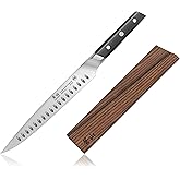 Cangshan TC Series 1021103 Swedish 14C28N Steel Forged 9-Inch Carving Knife and Wood Sheath Set