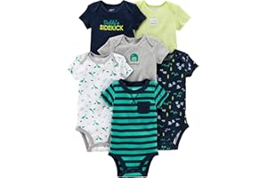 Simple Joys by Carter's baby-boys 6-pack Short-sleeve Bodysuit