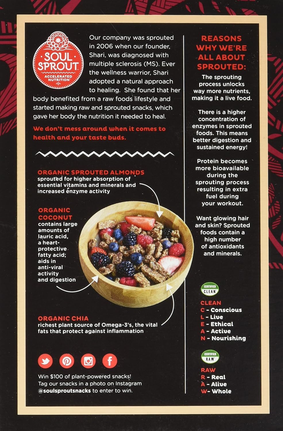 Cereal brotado de grano libre de cereales Soul Sprout, de ...