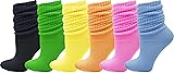 Winterlace 6 Pairs Slouch Socks for Women, Heavy