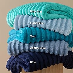 Bedsure Teal Full Blanket for Bed - GentleSoft Cozy