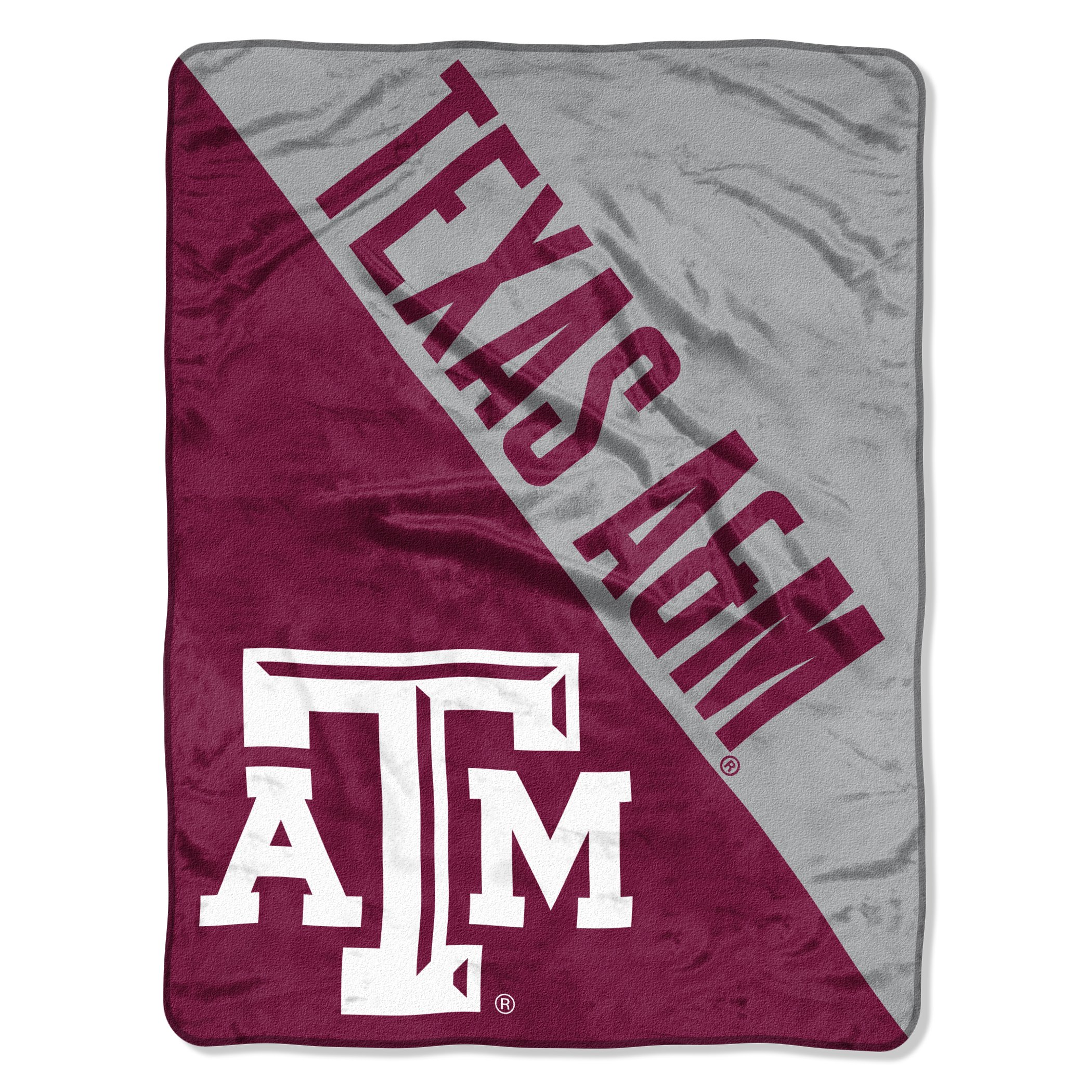Northwest The Company Texas A&M Aggies Halftone Micro Raschel Throw Blanket, 46" x 60", Red — image 1