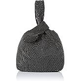 Jessica McClintock Womens Logan Mesh Pouch Evening Bag