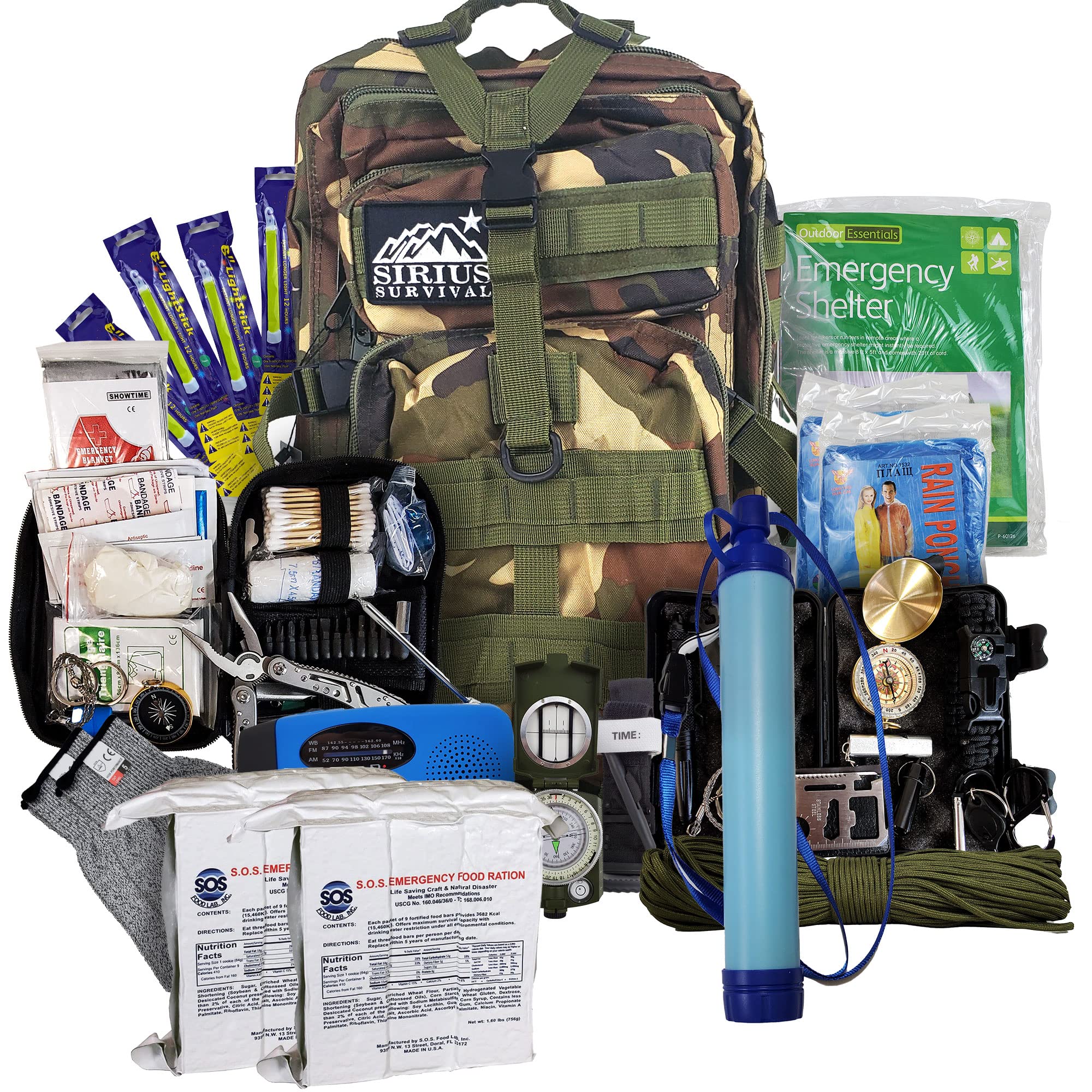 Mua Vital 72 Hour Emergency Survival Kit for Family - Be Prepared for ...