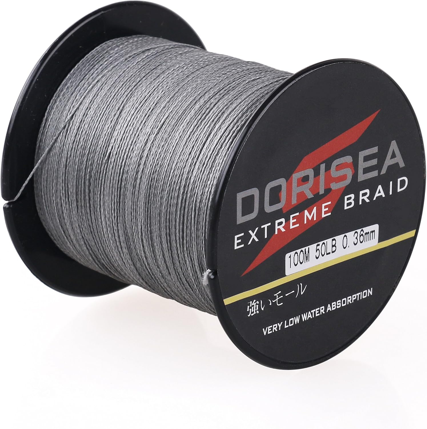 Dorisea Extreme Braid 100 Pe Grey Braided Fishing Line