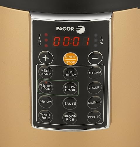 Fagor LUX Multi-Cooker, quart, Electric Pressure Cooker, Slow
