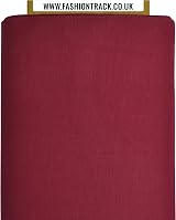FT Fashion Track Burgundy Cotton Fabric by the Metre UK 58in Wide 100% Cotton view 3