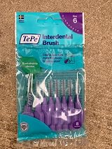 TePe Interdental Brush Purple 1.1 mm Pack of 8 TePe