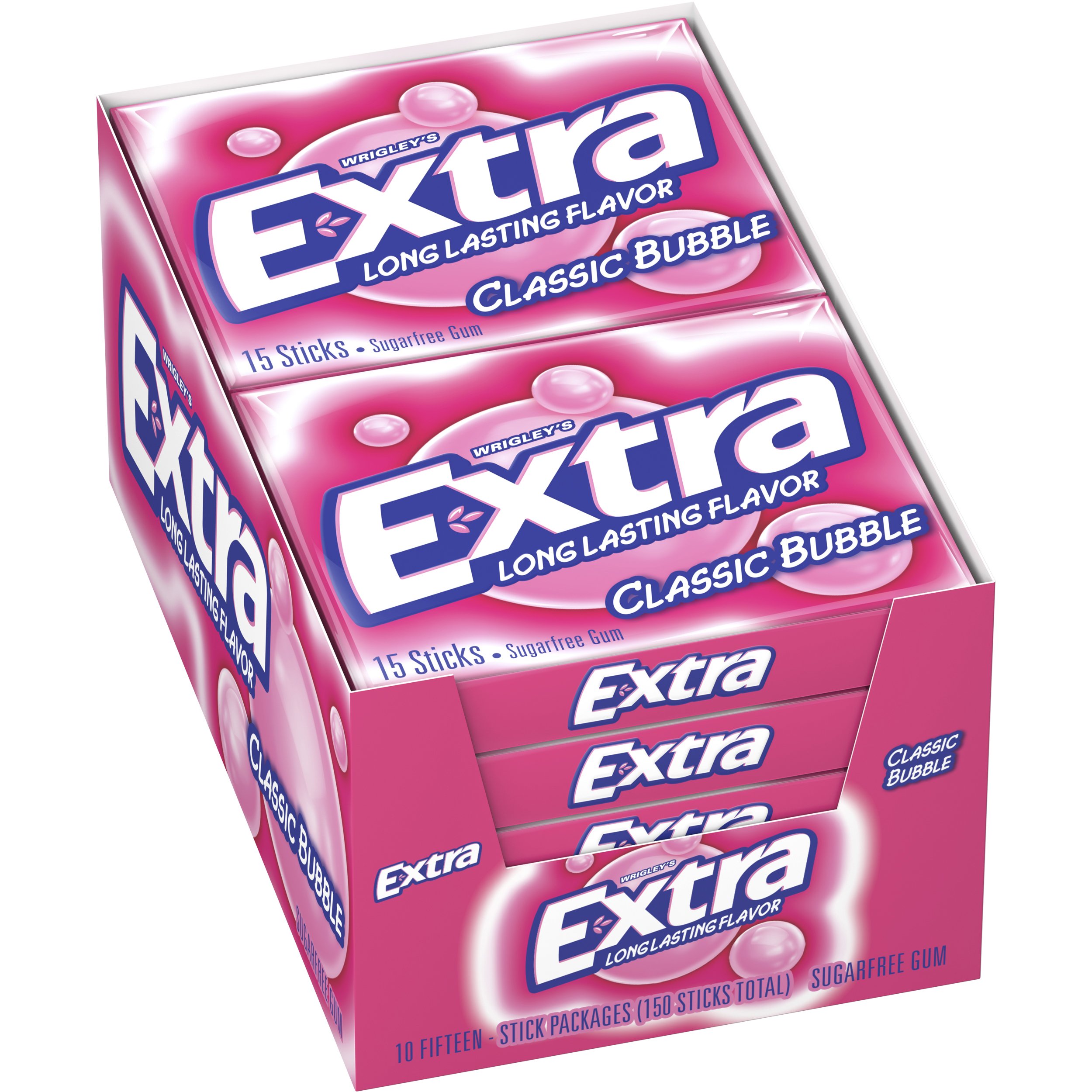 Extra Spearmint Sugarfree Gum, 35 piece pack (6 Packs