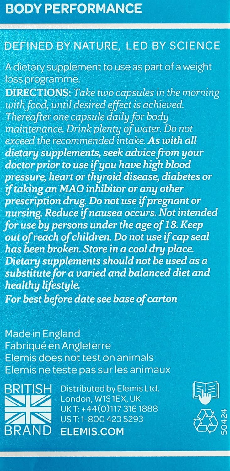 ELEMIS Invigorating Cal-Metab Plus Body Enhancement Herbal Capsules, 60 Count: Elemis: Premium Beauty