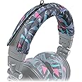 WC BandZ V2 Protective Headband Cover for Audio Technica ATH M Series Headphones - Machine Washable, No More Flaking Leather - Compatible with M50X / M50XBT / M50 / M40X & More | (90's Black)