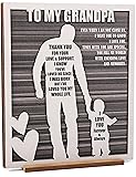 Rustic Grandpa and Grandson Sign - Gifts for