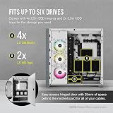 Corsair 5000D Airflow Tempered Glass Mid-Tower ATX Case White w/ RapidRoute view 9