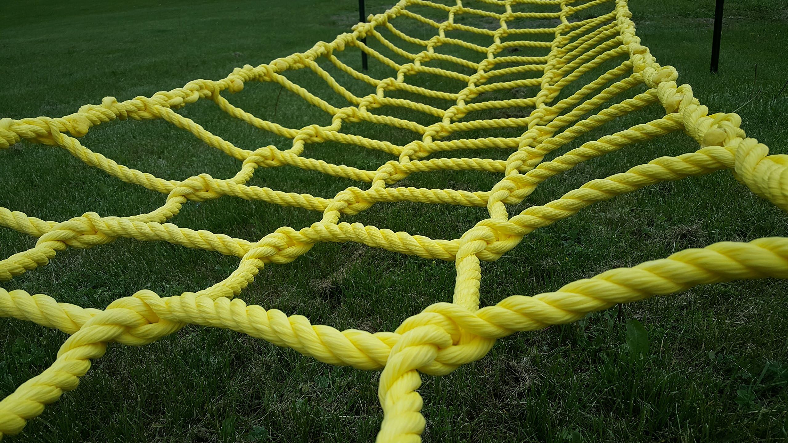Natural Light co Climbing Net Cargo Net Made from Heavy Duty 3/4" Rope 4' X 9' Long Lasting Indoor or Outdoor