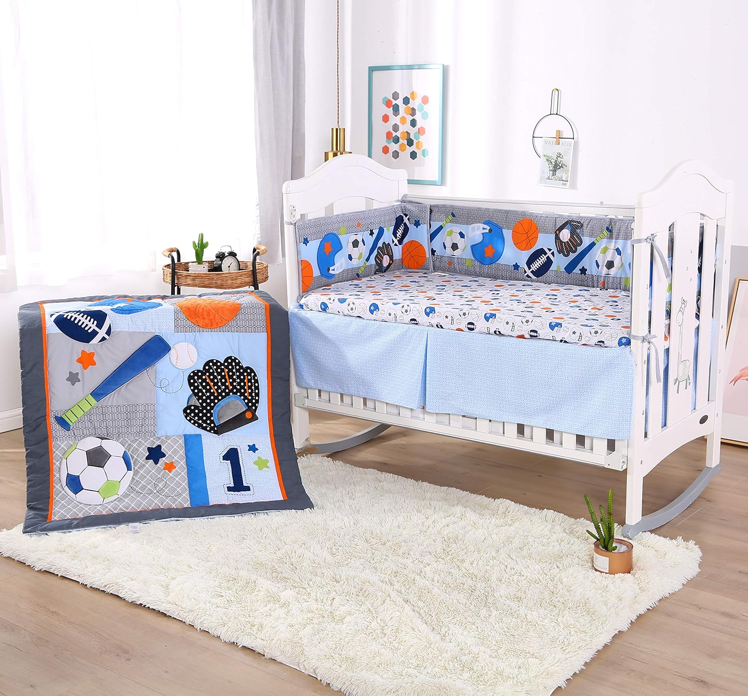 baseball nursery bedding