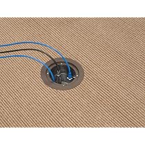 Boîte De Plancher Ronde Encastrée FLBR5420MB - Laiton, Pour Alimentation Et Données, Neuve