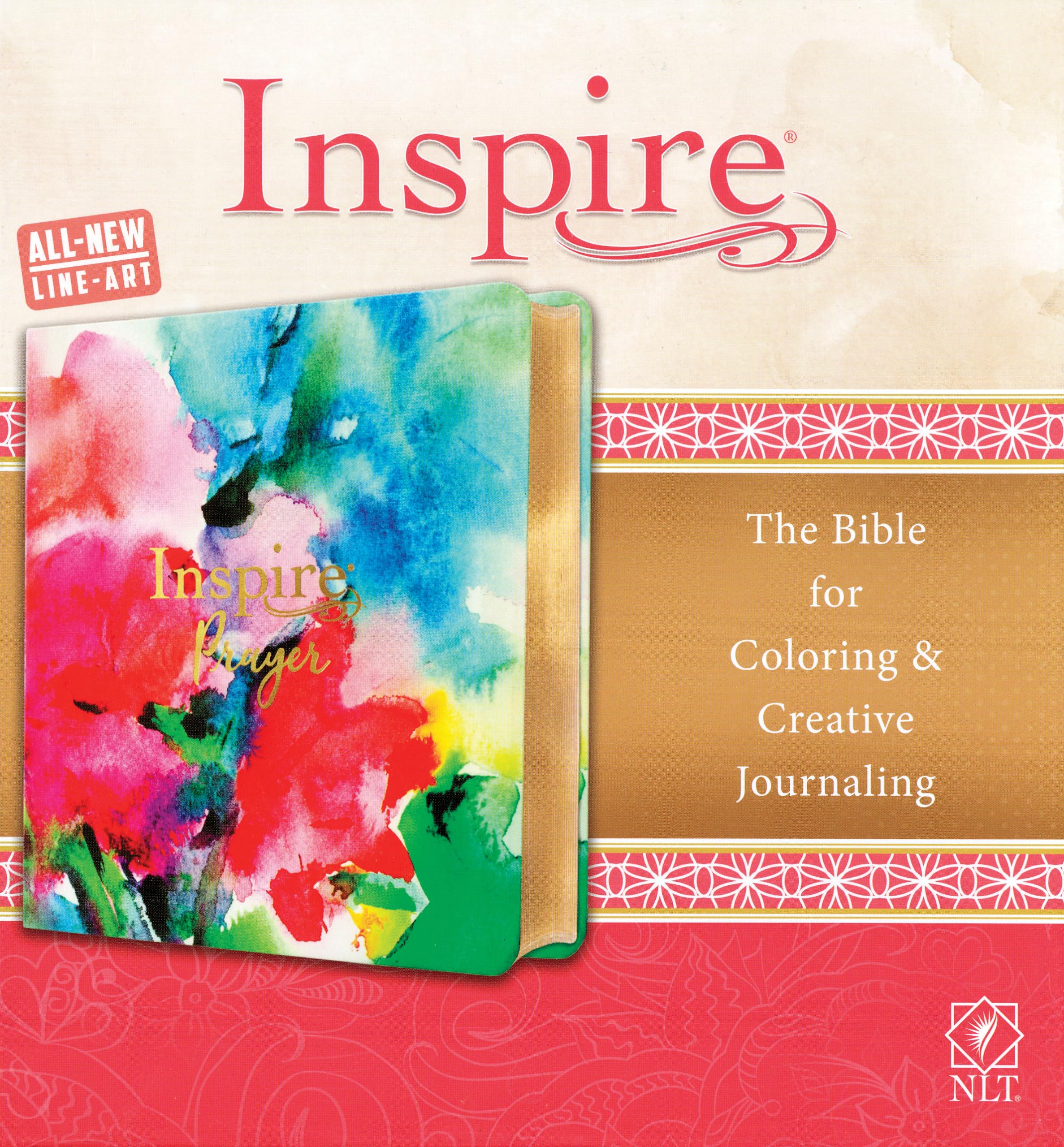 Inspire PRAYER Bible NLT (LeatherLike, Joyful Colors with Gold Foil Accents): The Bible for Coloring & Creative Journaling Inspire PRAYER Bible NLT (LeatherLike, Joyful Colors with Gold Foil Accents): The Bible for Coloring & Creative Journaling Imitation Leather