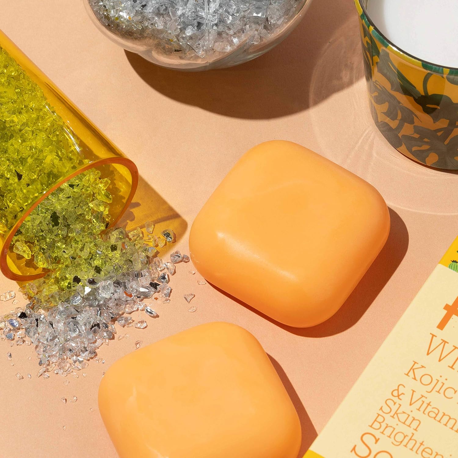 Koji White Kojic Acid & Vitamin C Skin Brightening Soap ( 2.82 oz / 2 Bars ) - Smooth And Soft Complexion for Face & Body: Beauty