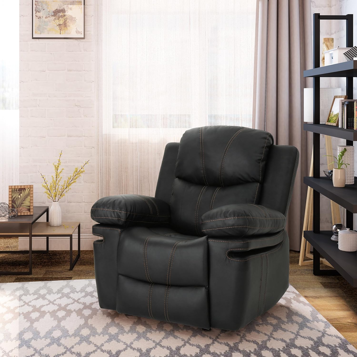 Best black microfiber recliner chair