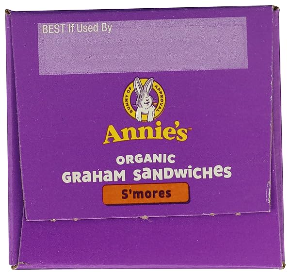 ANNIE’S HOMEGROWN ORGANIC S’MORES GRAHAM SANDWICHES, 8 OZ