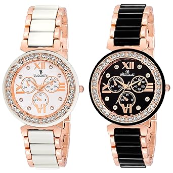 Analouge Multi Colour Dial Watches for Womens (B-1035W-1035B)