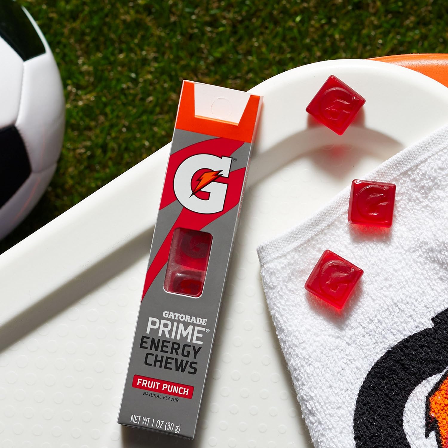 Gatorade Prime Energy Chews, Fruit Punch (Pack of 16) : Grocery & Gourmet Food