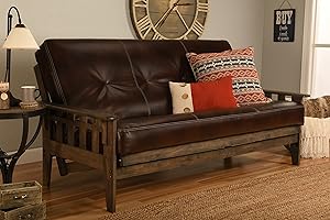Kodiak Furniture Tucson Full Size Futon Set, Oregon Trail Java