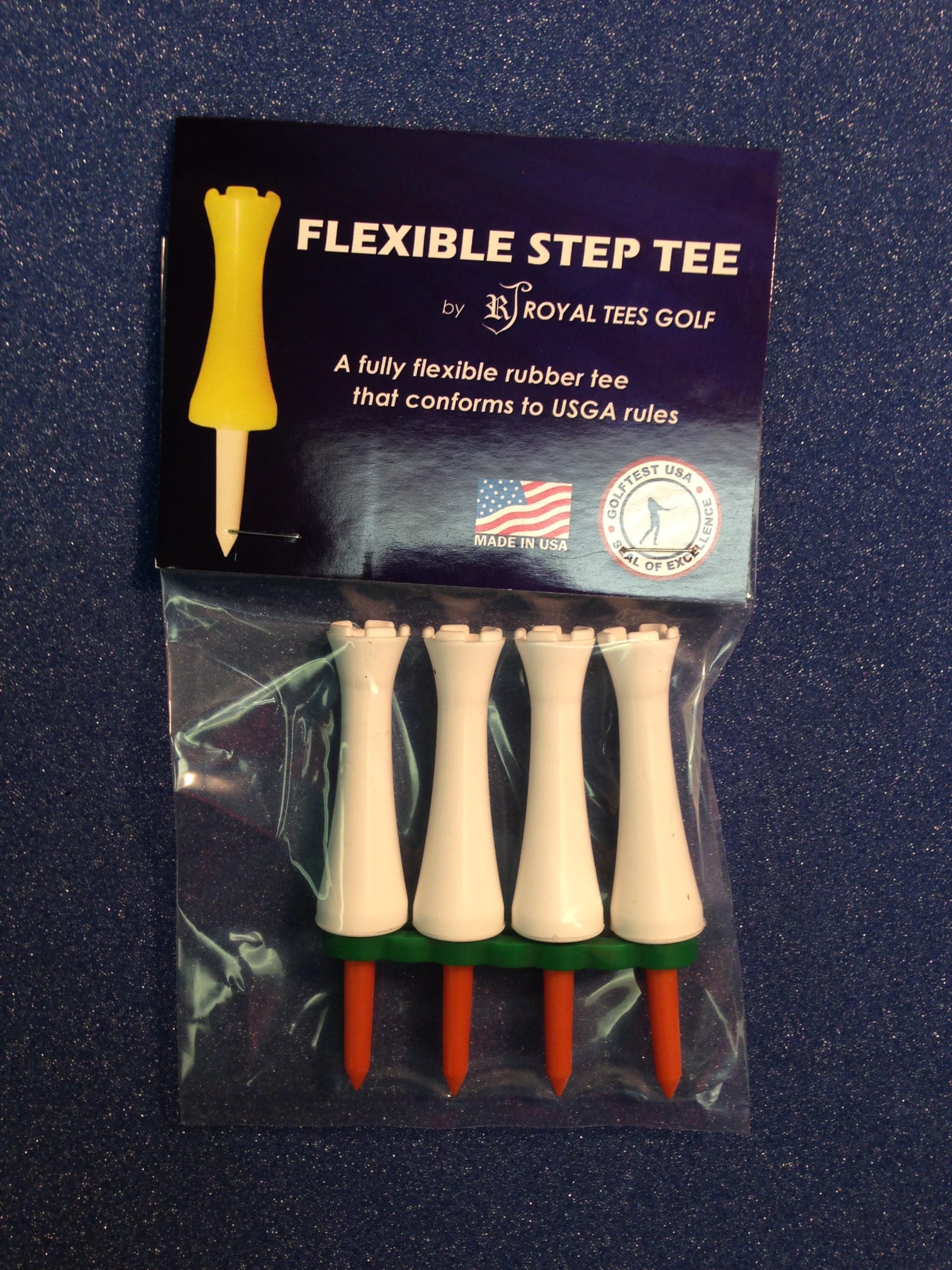 Royaltees R4 2" Pack, Flexible Golf Tees