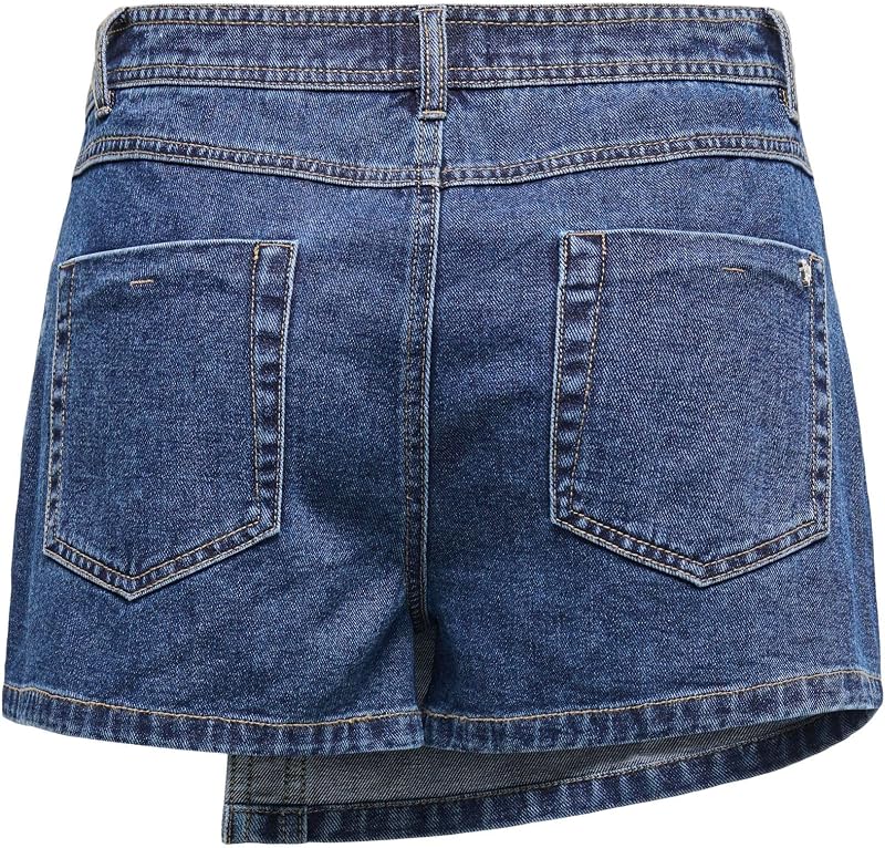 Gonna ONLLESLY Skort, Blu Scuro Denim, M