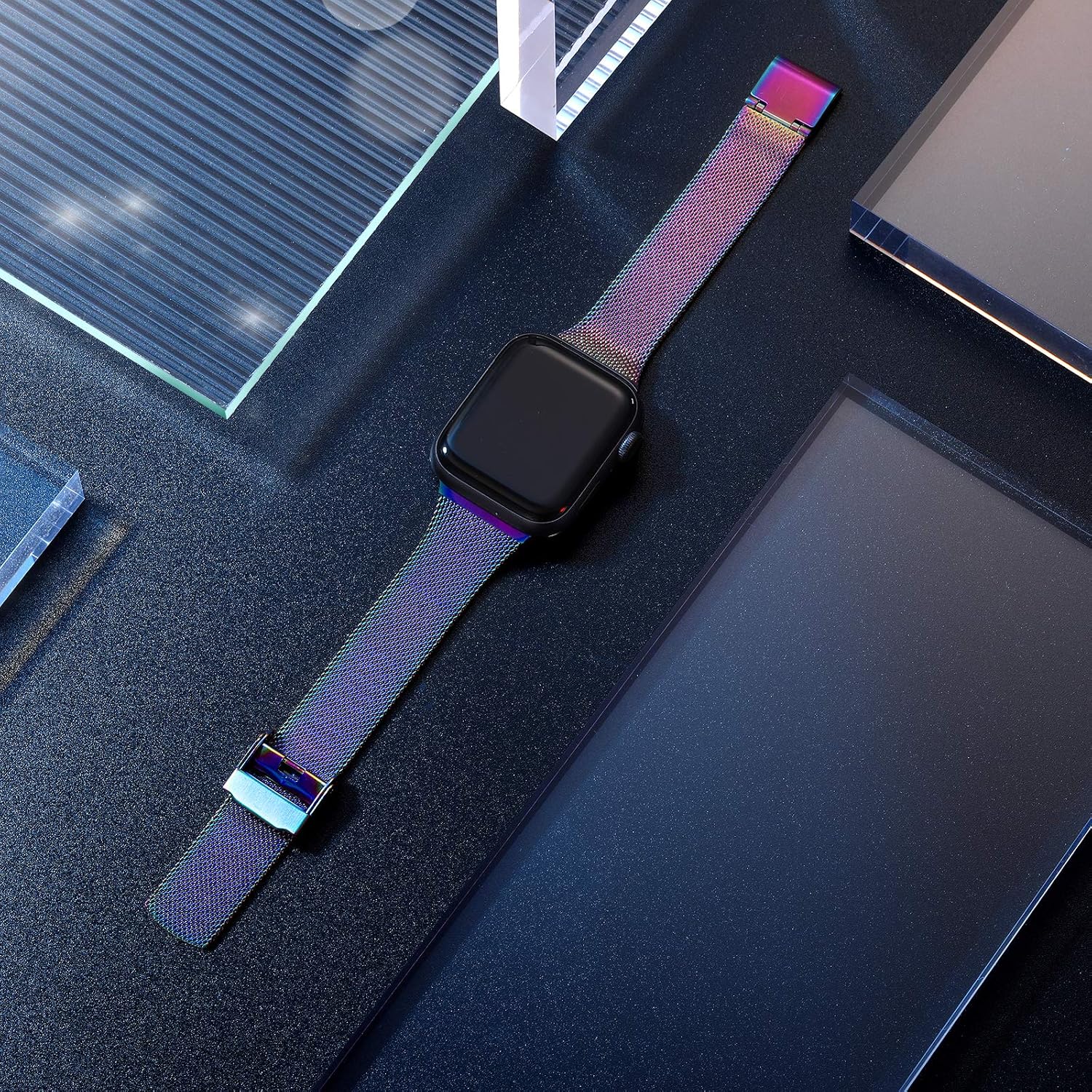 Ouwegaga Compatible With Apple Watch Strap 38mm 40mm 41mm 42mm 44mm 45mm - Image 3
