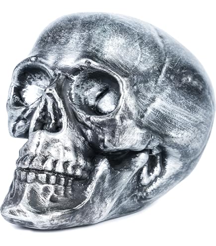 Amazon.com: Kikkerland Ceramic Desktop Halloween Decorative Skull