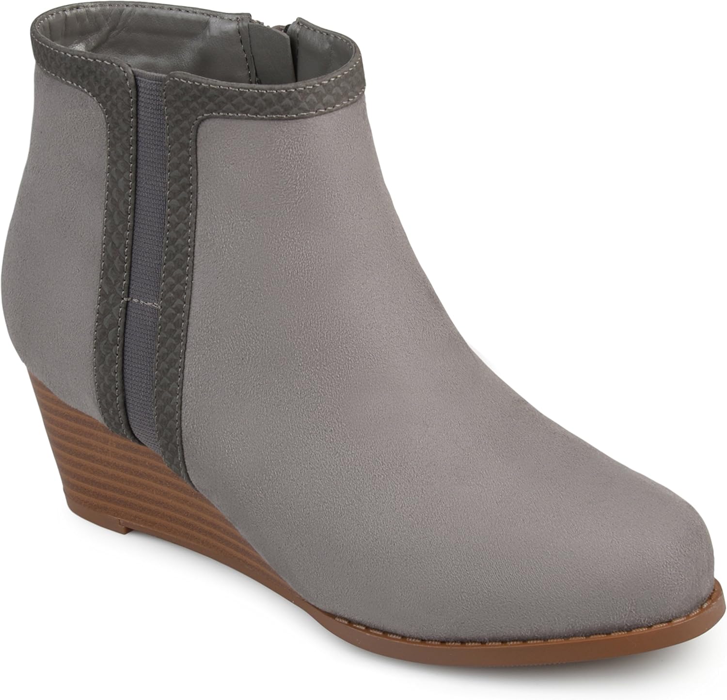 journee collection wedge booties