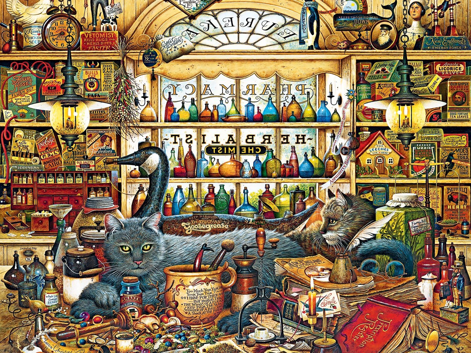 charles wysocki cat puzzles