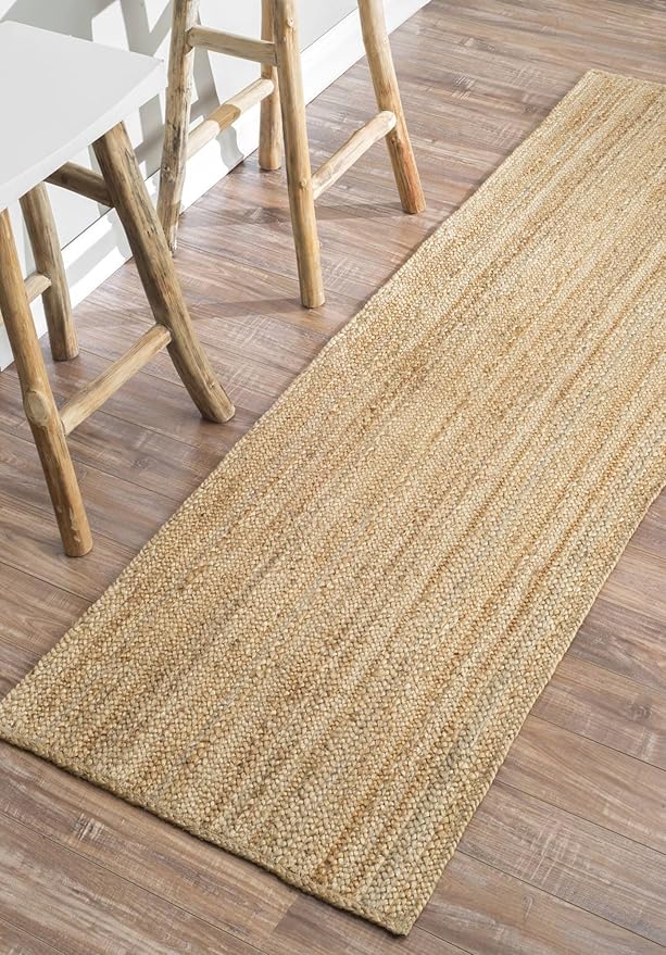 nuLOOM Rugs, jute, Natural, 75 x 240 cm Amazon.co.uk Kitchen & Home