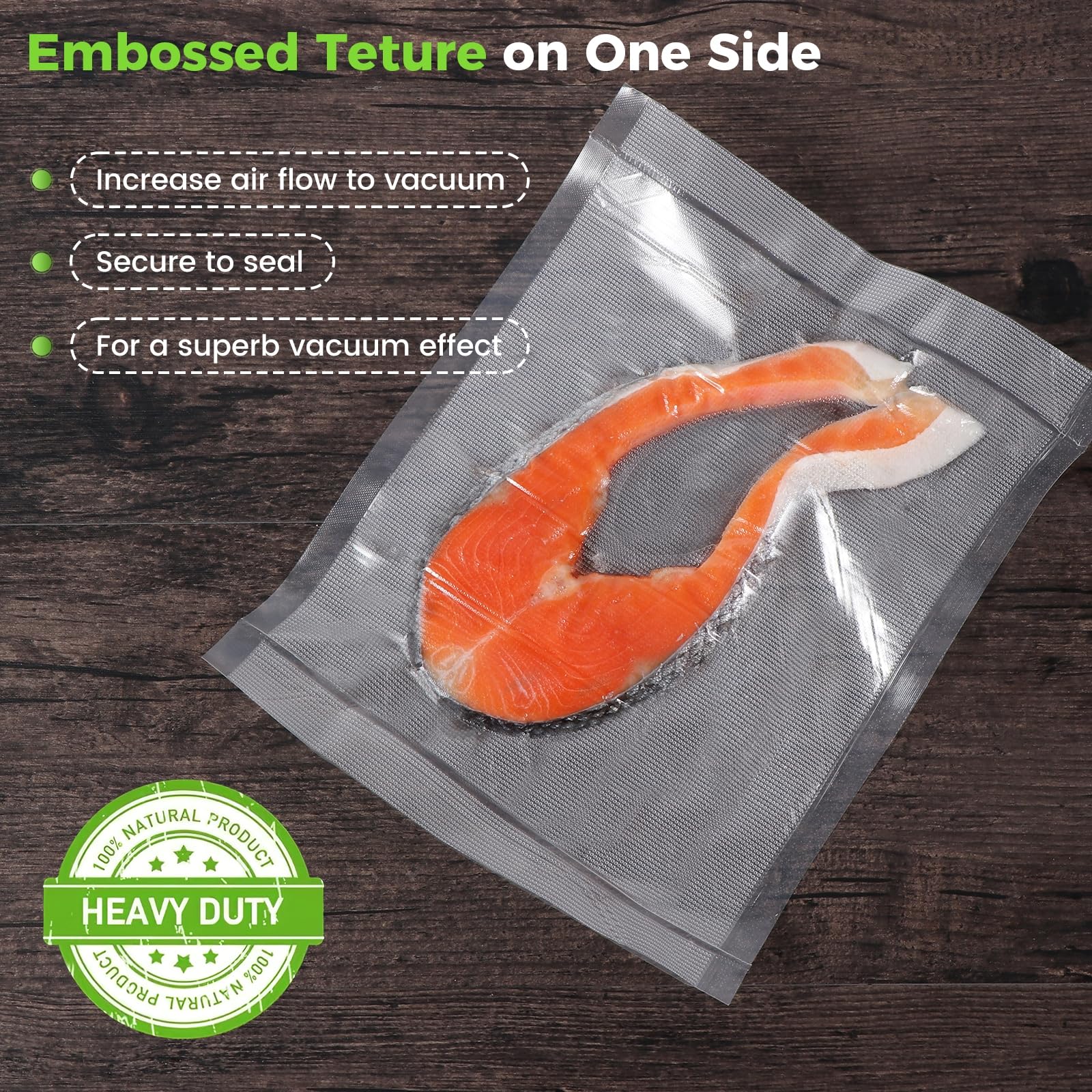 Diboniur Vakuumierbeutel 3 Rollen Vakuumierfolie, Vakuumbeutel Lebensmittel 28/25/20x300cm, Sous Vide Beutel, Einschweißfolie für alle Vakuumierer 4