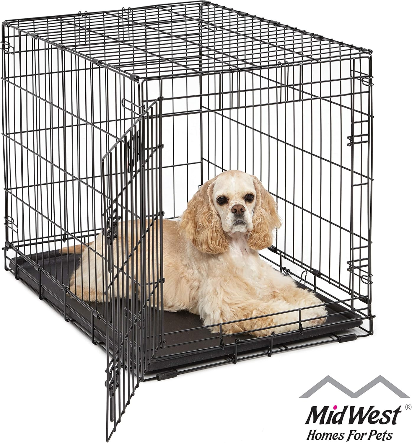 midwest lifestages double door dog crate