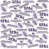 Stephen F Austin State University Spirit Logos 50ct Vinyl Large Deluxe Stickers Variety Pack - Laptop, Water Bottle, Scrapbooking, Tablet, Skateboard, Indoor/Outdoor