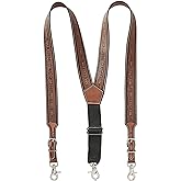 Nocona Men's Detail Tool Leather Suspender