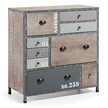 commode 9 tiroirs nature