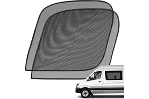 Federedevo Magnetic Window Bug Screen for Front Doors Window, Pair Compatible with 2007-2024 Mercedes-Benz Sprinter High Roof