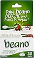Beano Tablets- Take Beano To Help Digest Gas Causing Foods-30 Tablets Per Box-Packaging May Vary
