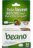 Beano Tablets- Take Beano To Help Digest Gas Causing Foods-30 Tablets Per Box-Packaging May Vary