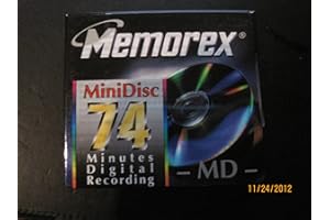 Memorex ~ Blank Recordable Minidisc ~ 74 Minutes