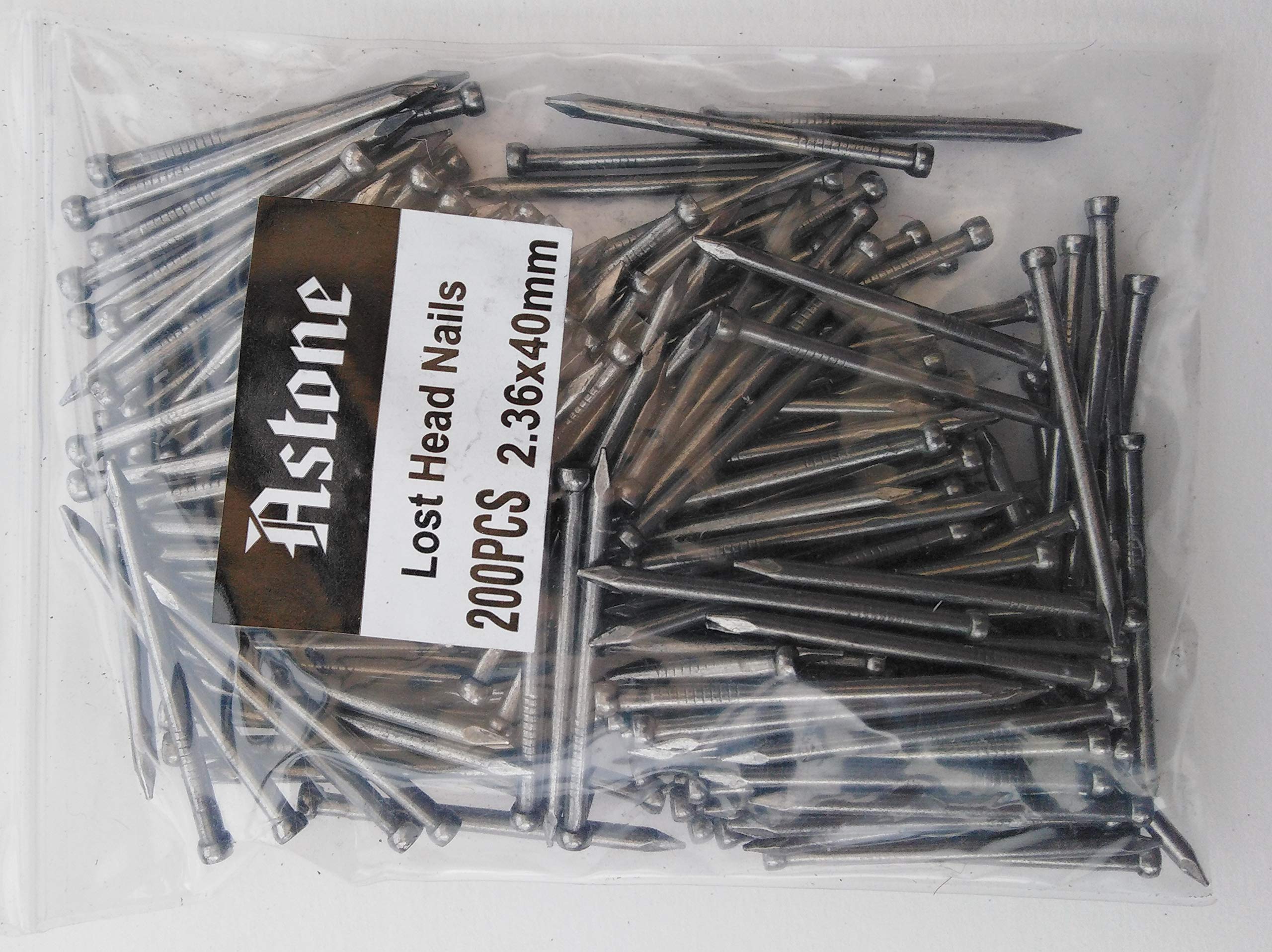 Astone Lost Head Steel Nails Postal Packs (200, 40mm)…