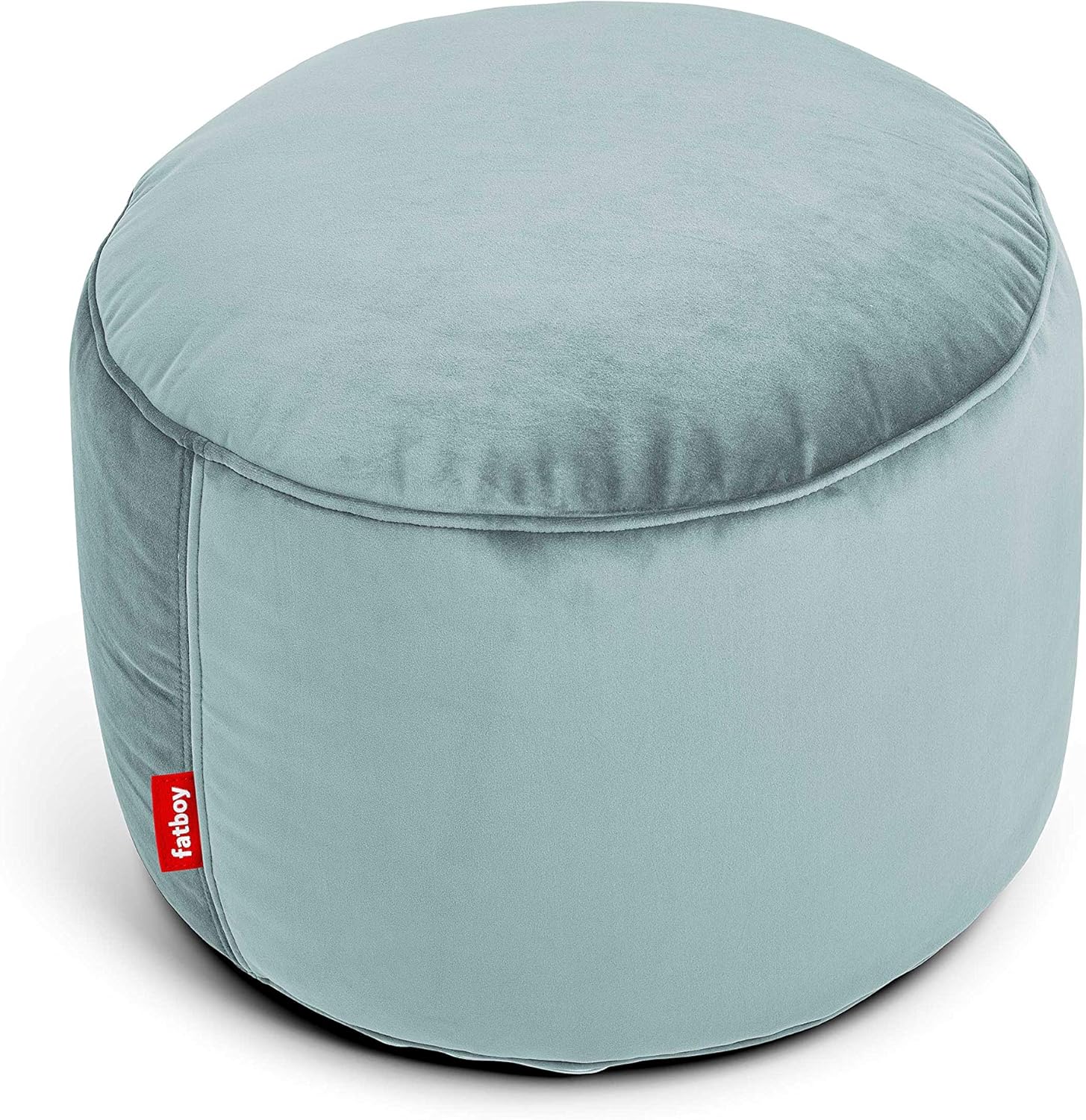 Fatboy Point Velvet Pouf Ottoman, Calcite Blue