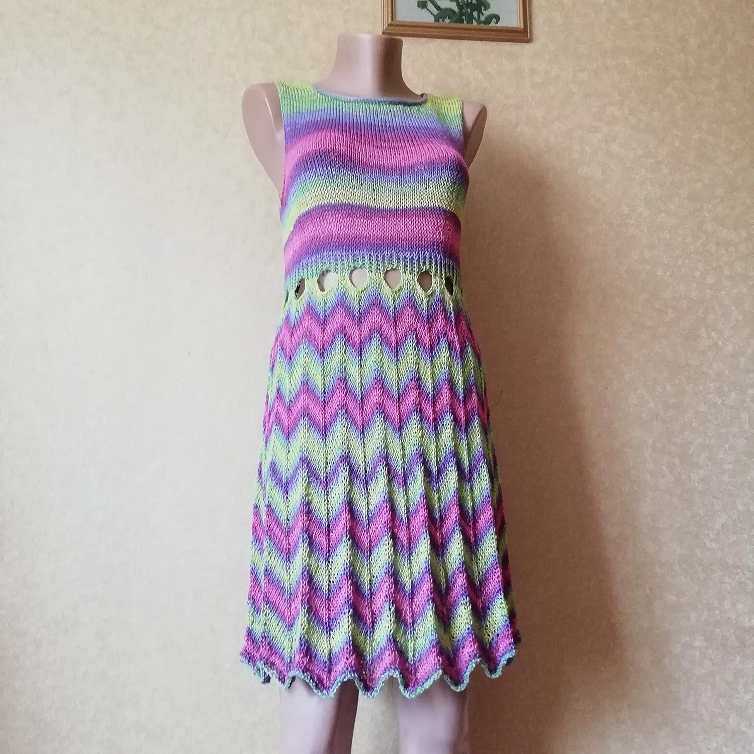 rainbow colored sundress
