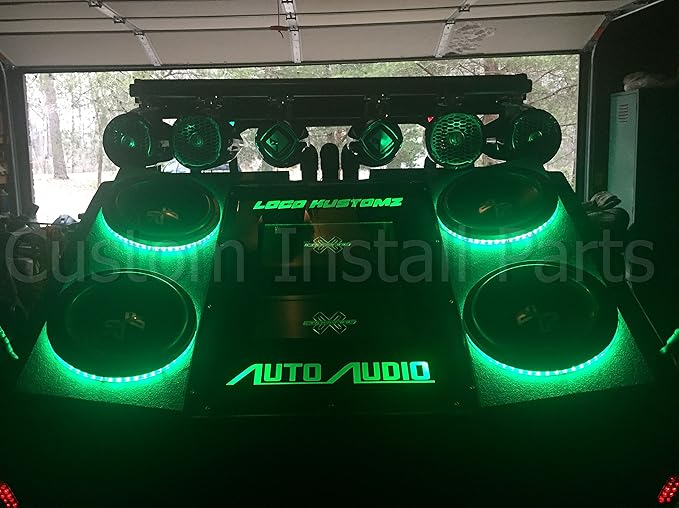 12 inch subwoofer led ring