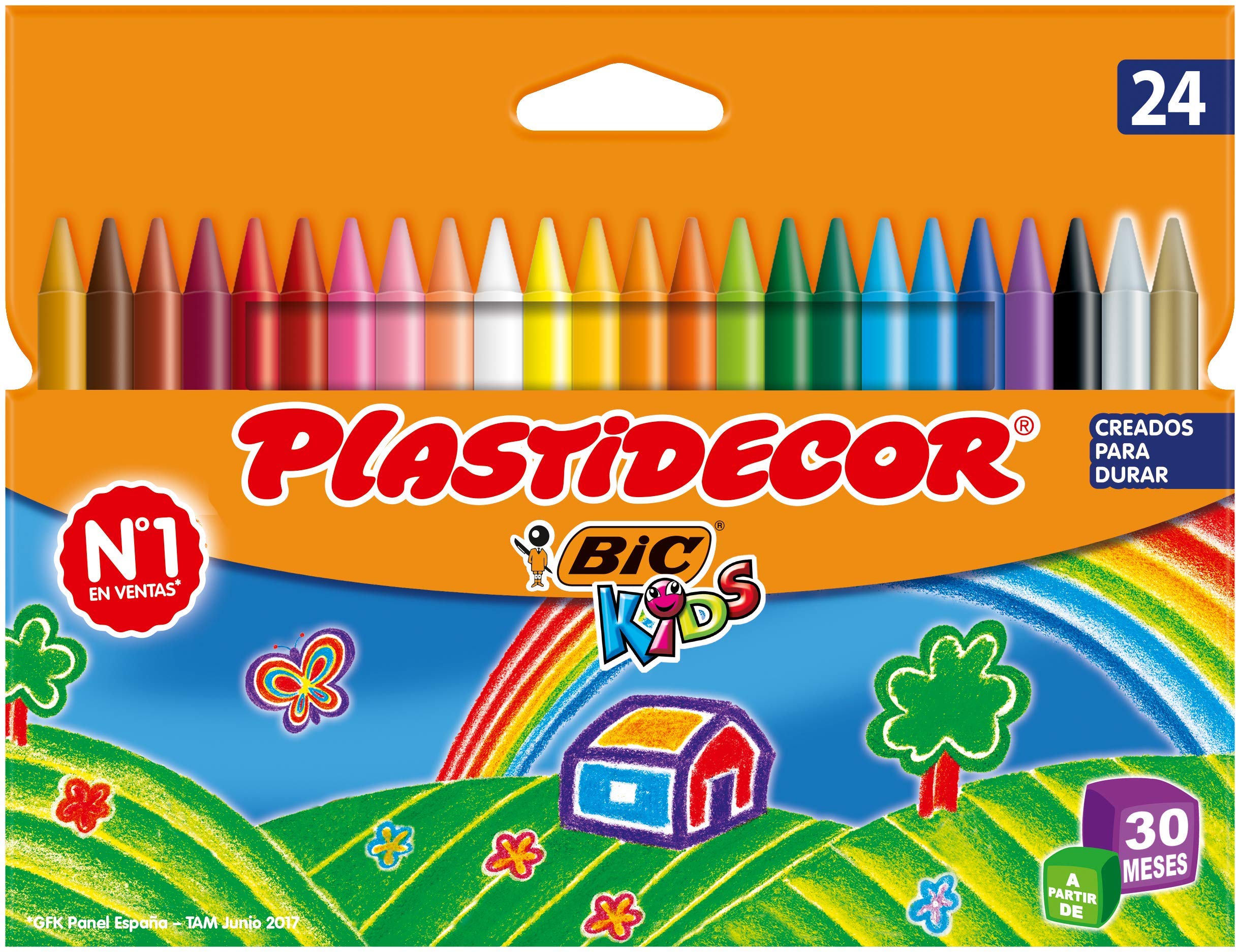 BIC Kids Plastidecor- Blíster de 24 unid
